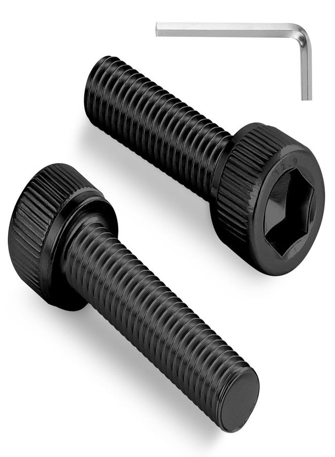 BNUOK 180pcs M3 x 30mm Hex Socket Head Cap Screws Bolts, 12.9 Grade Alloy Steel, Black Oxide Finish, Allen Socket Drive, Full Threads,with Hex Spanner - Image 1