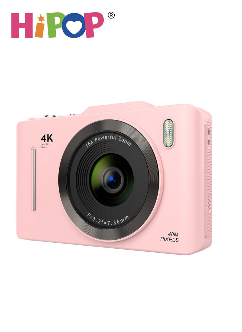 48 MP Digital Camera, 4K High-Definition Kid's Camera, with Long Lasting Endurance Batteries, 16X Zoom , Lanyard,64 GB Memory Card and Card Reader, Compact Size,Best Birthday Gift for Boys and Girls (White) - pzsku/ZAA445C103391121C8226Z/45/_/1726039430/d0194070-726a-4936-8e26-8a29cea6f8cd