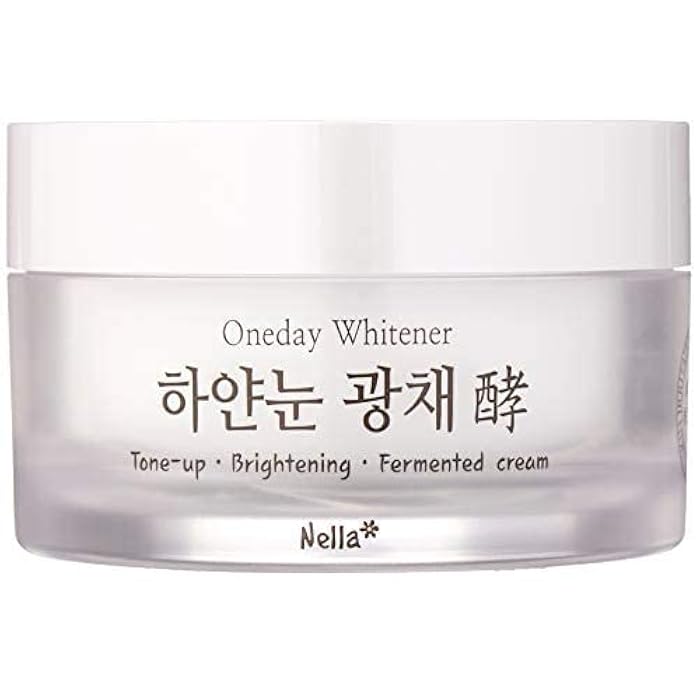 Nella Whitening and Brightening Tone-Up Cream, Fermented Natural Ingredients, Korean Beauty, 50 ml - Image 2