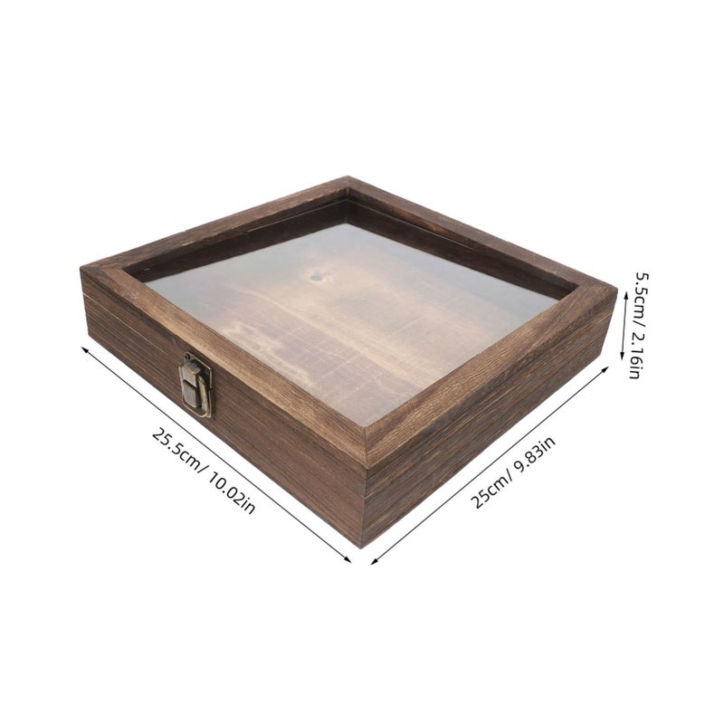 Butterfly Collection Box Wooden Shadow Box Frame Display Case For Pressed Dried Flowers - Image 3