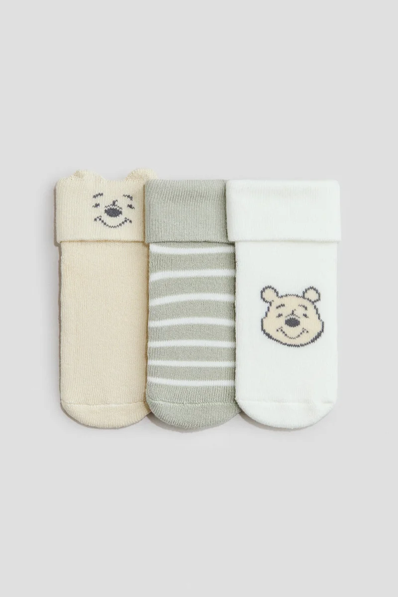 H&M 3-pack terry socks