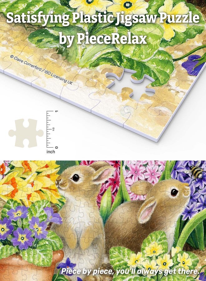 PieceRelax أحجية الصور المقطوعة البلاستيكية PieceRelax PieceClicks للبالغين 1000 قطعة - كلير كومرفورد - حديقة الربيع - 25.2 × 18.9 بوصة، من أكثر ألعاب الطاولة إرضاءً، لا حاجة إلى غراء [U1085] - Image 2