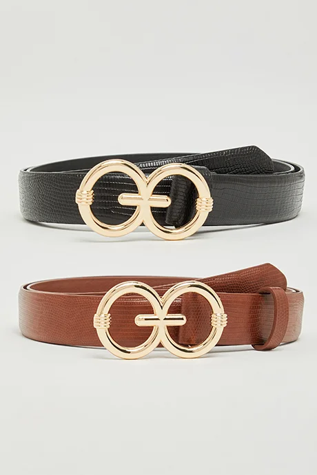 أر أند بي 2 Pack Double Ring Belts