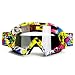 JAMIEWIN Motocross Goggles ATV Dirt Bike Motorcycle UTV MX OTG Offroad Riding AntiUV Dustproof AntiFog Racing Skiing Goggles for Men Women Youth Kids - Image 2