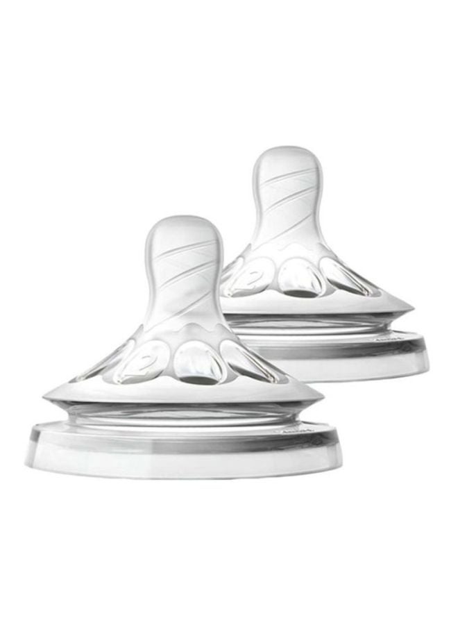 Philips Avent Natural Feeding Bottle Teats, Pack Of 2 - Image 1