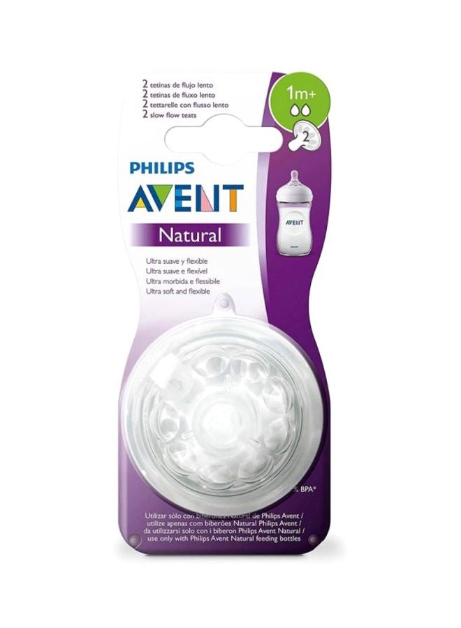 Philips Avent Natural Feeding Bottle Teats, Pack Of 2 - Image 3