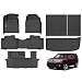 Wailtnb Floor Mats Cargo Mats Set Fit Honda Pilot 20152009 All Weather Floor Liners for 2015 2014 2013 2012 2021 2010 2009 Pilot Trunk Liner for Honda Pilot Full Sets Accessories - Image 2