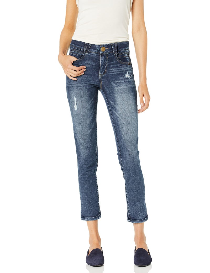 Democracy Womens Ab Solution Ankle Skimmer Artisanal Blue 14