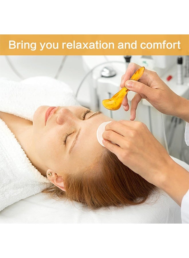 ZCM-HAPPY 7-Piece Resin Gua Sha Massage Tool for Face, Eye, Neck, Body Massage - Image 4