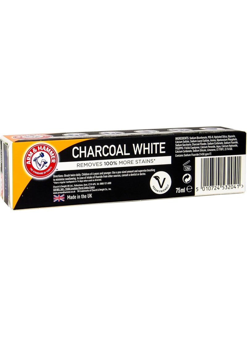 Arm & Hammer ARM & HAMMER Charcoal White Toothpaste 75ml - Image 3