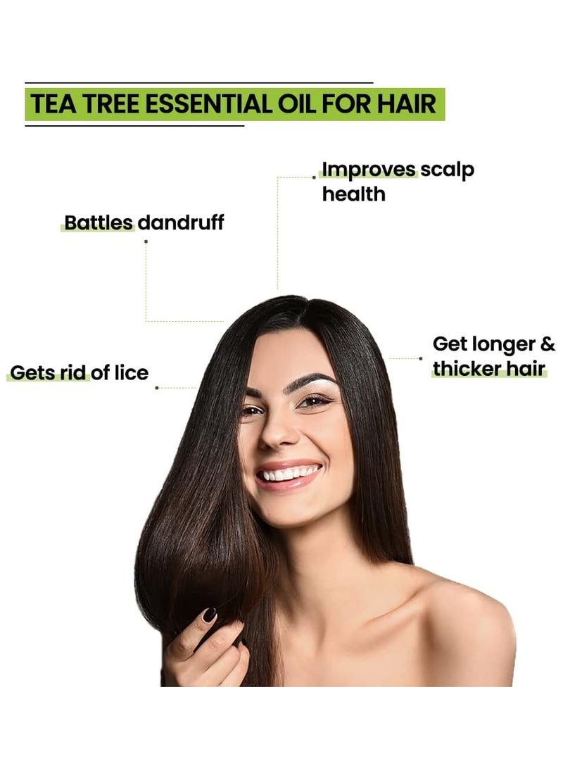 Rey Naturals ReyNaturals Tea Tree Oil | Tea Tree Essential Oil for Hair, Skin and Face Care 15 ml - Image 2