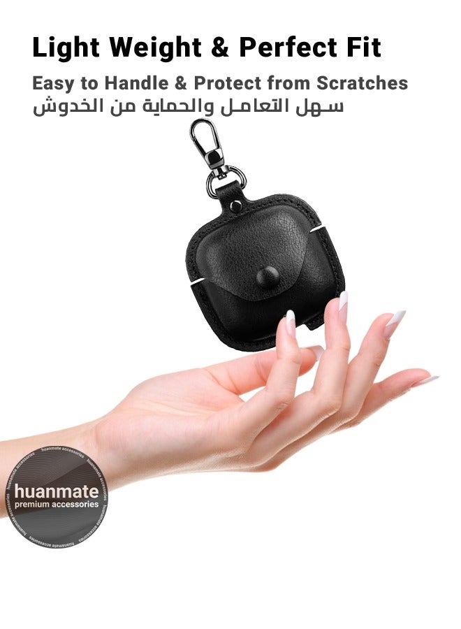 huanmate Stylish Shockproof Protection Case Cover For Huawei FreeBuds SE 2/ SE 3 Black  - Image 3