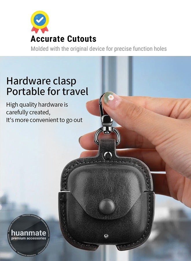 huanmate Stylish Shockproof Protection Case Cover For Huawei FreeBuds SE 2/ SE 3 Black  - Image 4