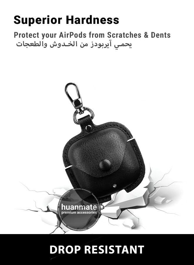 huanmate Stylish Shockproof Protection Case Cover For Huawei FreeBuds SE 2/ SE 3 Black  - Image 5