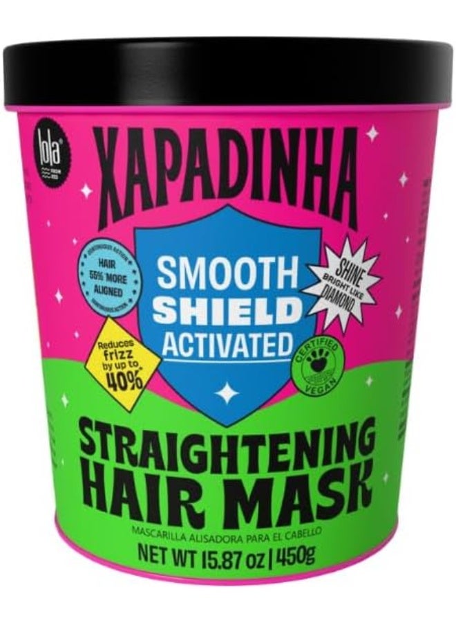 Lola from Rio ماسك شعر إكسابادينا للتحكم الأملس للشعر المستقيم مع زبدة الشيا وزيت جوز الهند - يرطب بعمق، يقاوم التجاعيد ويحافظ على مظهر أملس وناعم (450 غ) - Image 1