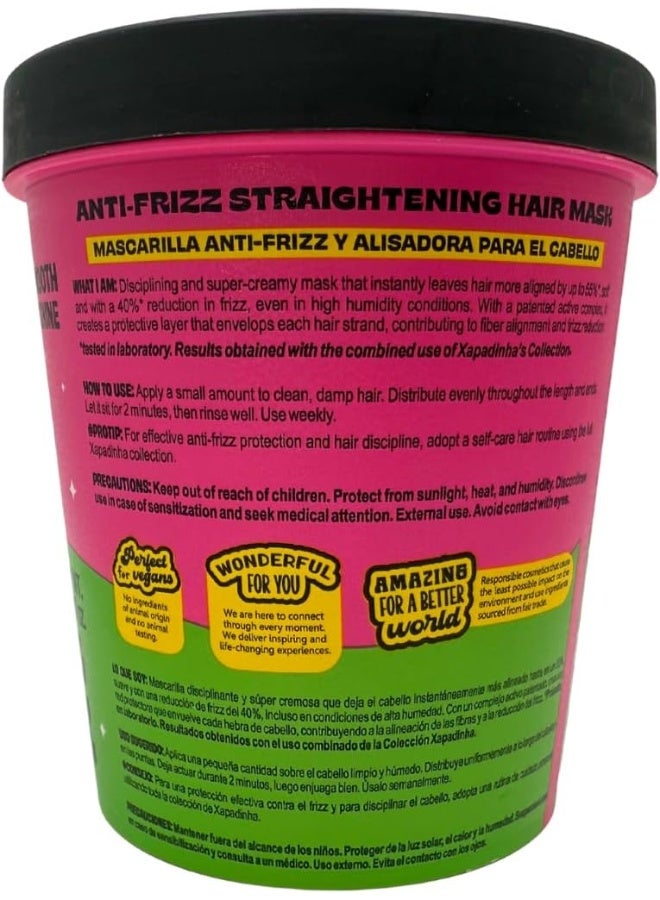 Lola from Rio ماسك شعر إكسابادينا للتحكم الأملس للشعر المستقيم مع زبدة الشيا وزيت جوز الهند - يرطب بعمق، يقاوم التجاعيد ويحافظ على مظهر أملس وناعم (450 غ) - Image 2