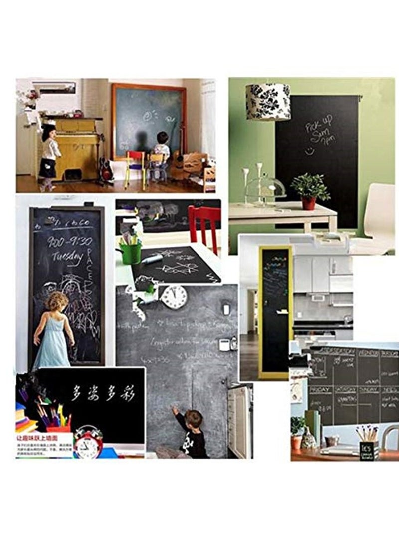 Generic Extra Large Removable Chalkboard Contact Paper Roll Self-Adhesive Blackboard Sticker for Home School Office Wall Decals Paper Sticker  - Image 4