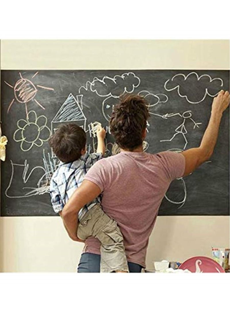Generic Extra Large Removable Chalkboard Contact Paper Roll Self-Adhesive Blackboard Sticker for Home School Office Wall Decals Paper Sticker  - Image 2