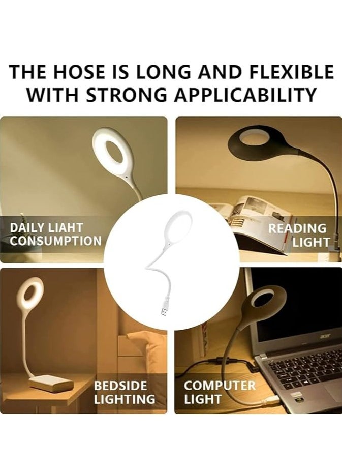 Generic - EVERMALL Intelligent Voice Control USB Lamp with 3 Color LED Light | 360˚ Adjustable | Brightness Control | Voice Control Lamp | Suitable for Book Reading, Work Night Lamp | Small Table Lamp for Study - Image 1