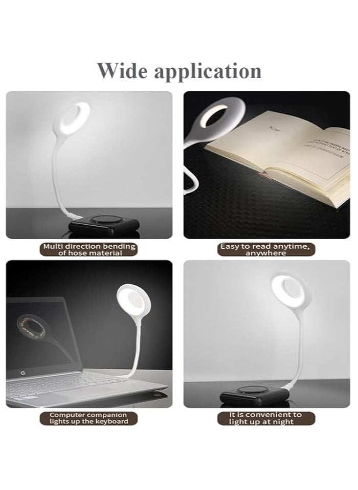 Generic - EVERMALL Intelligent Voice Control USB Lamp with 3 Color LED Light | 360˚ Adjustable | Brightness Control | Voice Control Lamp | Suitable for Book Reading, Work Night Lamp | Small Table Lamp for Study - Image 1