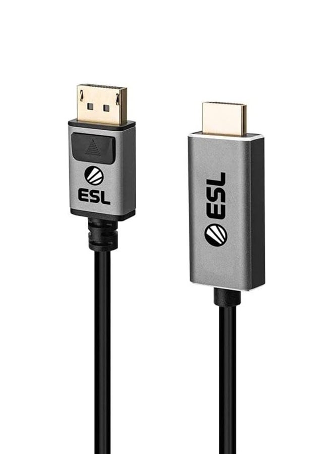 كابل ألعاب ESL DP إلى HDMI (5 متر)