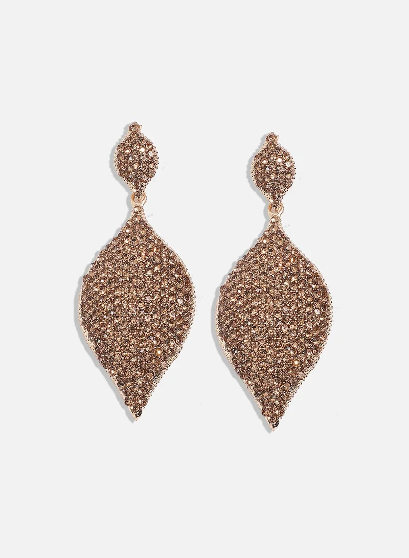 SOHI Marquise Cluster Artificial Drop Earring Jewellery