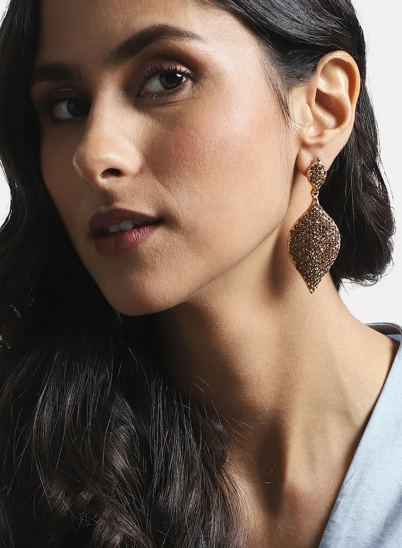 SOHI Marquise Cluster Artificial Drop Earring Jewellery