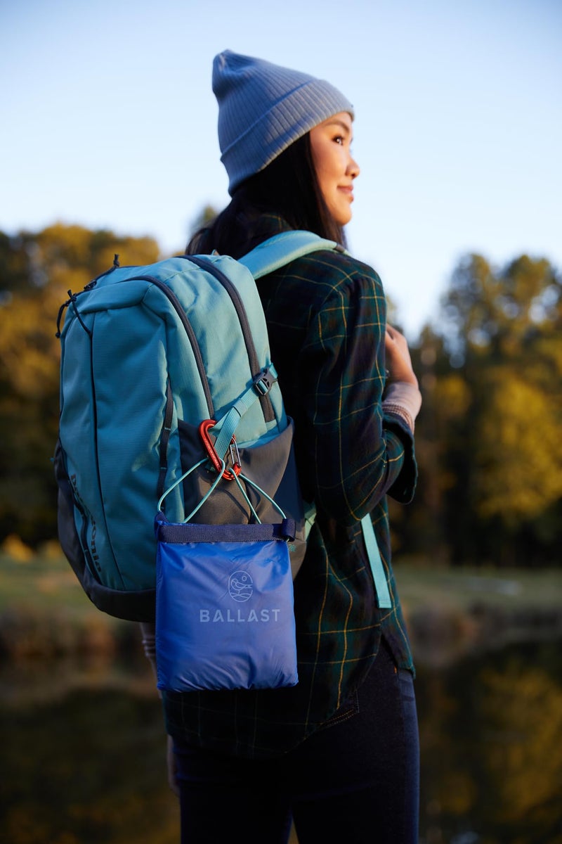 Ballast Beach Pillow – Inflatable Beach Pillow, Camping Pillow, Pool Pillow, Ultra Soft and Durable Pillow That Won’t Blow Away on Windy Beaches (Palace Blue) - Image 4