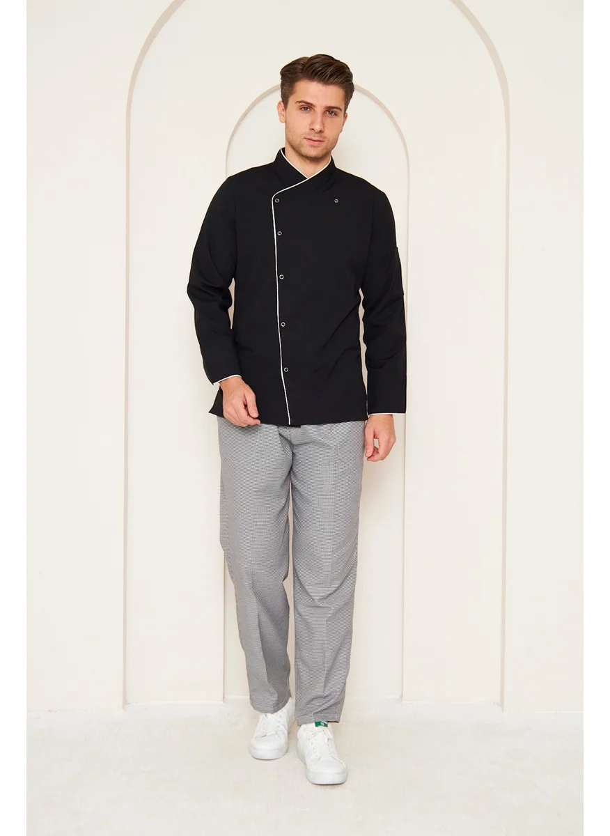 Mervem Black Chef Jacket