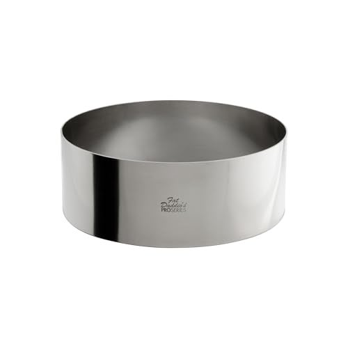 Fat Daddio's Stainless Steel Round Cake & Pastry Ring, 8 x 3 Inch - Image 1
