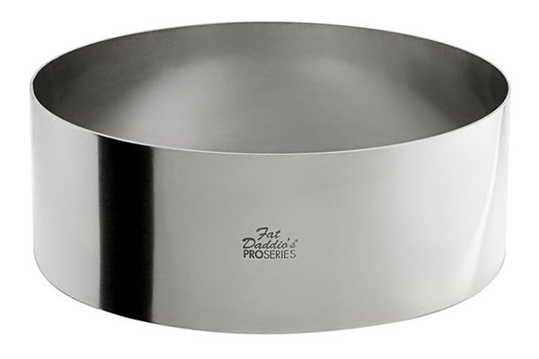 Fat Daddio's Stainless Steel Round Cake & Pastry Ring, 8 x 3 Inch - Image 4