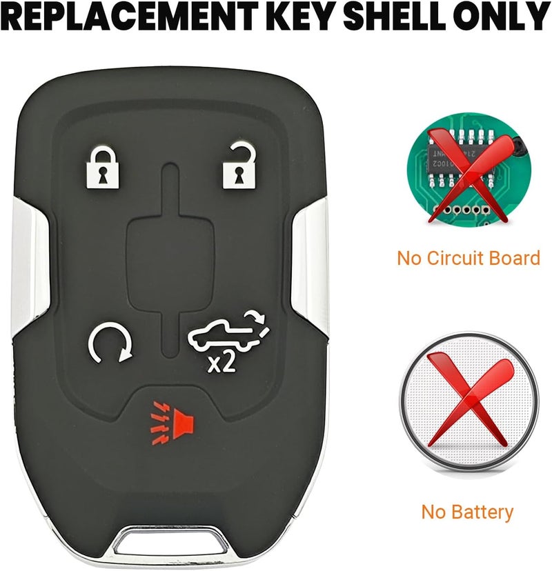 Arruweer Smart Key Fob Cover Case for Chevrolet and GMC - Image 2