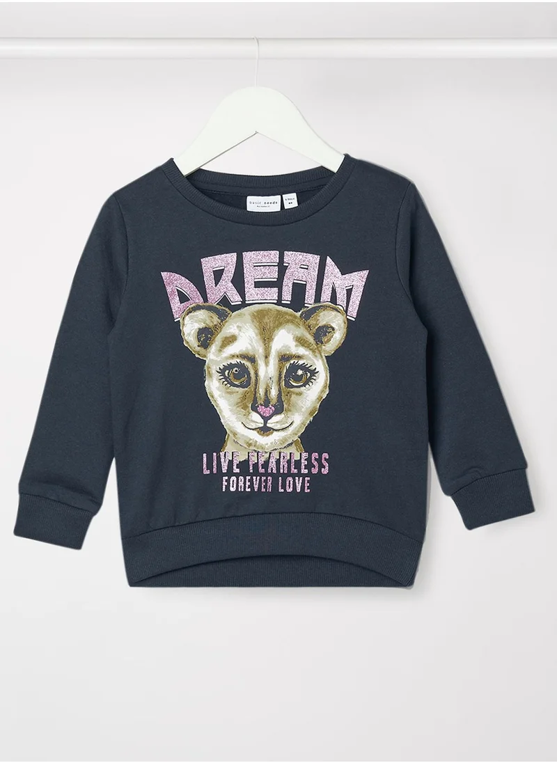 NAME IT Infant Basic Long Sleeve Sweatshirt