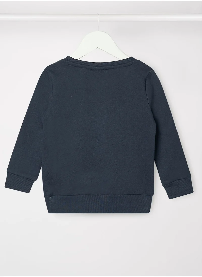 NAME IT Infant Basic Long Sleeve Sweatshirt