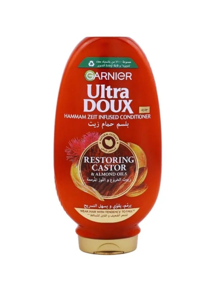 غارنييه الترا دو بلسم مقوي بزيوت الخروع و اللّوز  ٣٦٠ مل - Image 1