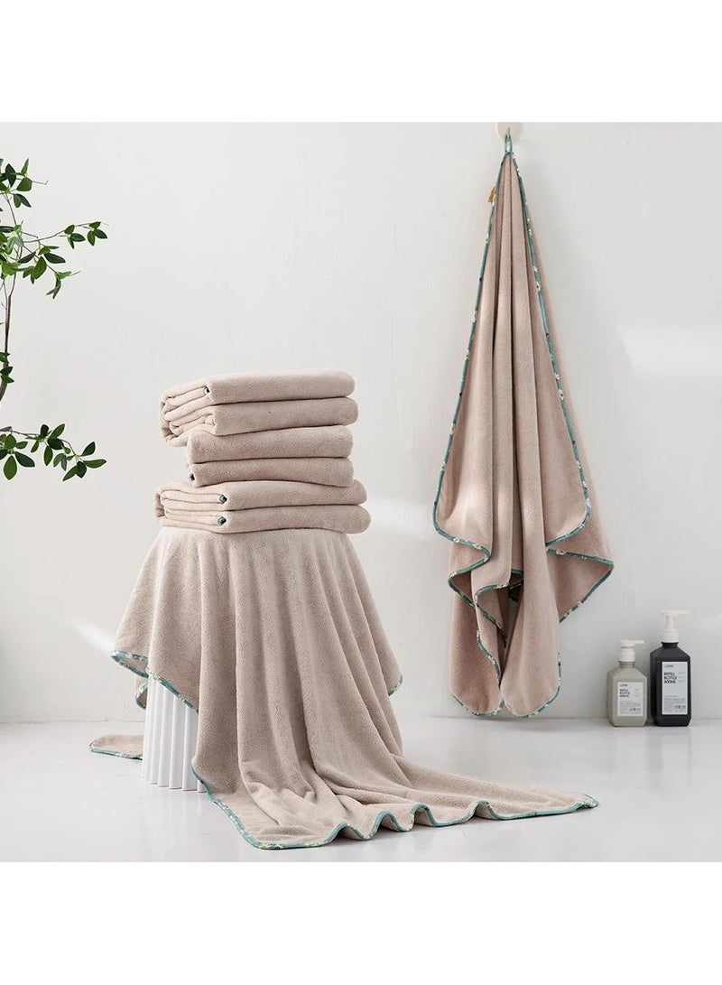 Reefi Elegant Beige Extra-Large Towel (180×90 cm) - Image 3