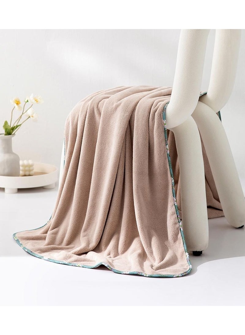 Reefi Elegant Beige Extra-Large Towel (180×90 cm) - Image 1