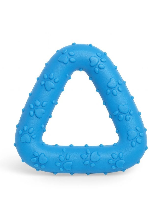 لعبة مضغ مثلثة الشكل للحيوانات الأليفة، لعبة بلاستيكية للكلاب بنقشة مخالب. - Image 2