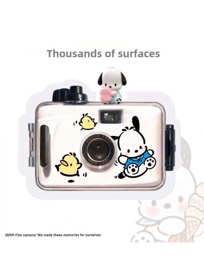 ماركة غير محددة كاميرا PRAIRE CAMERA STUDENT FOOT CAMERA FEMALE BIRTHDAY DIFFERENT CAMERS - لون الجسم: كلب باتشا - كاميرا واحدة + هدايا + تغليف صندوق هدايا رائع  - Image 1