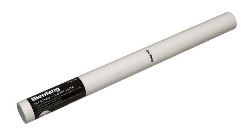 Bienfang Sketching & Tracing Paper Roll, White, 24 Inches x 20 Yards - for Drawing, Trace, Sketch, Sewing Pattern - Image 1