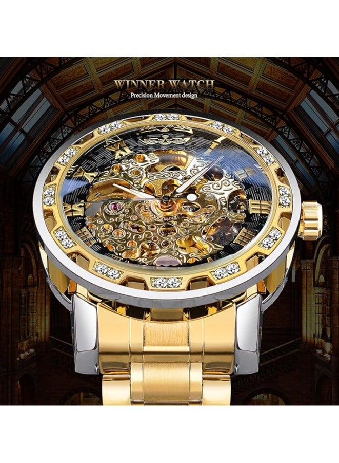 Winner Watches for Men Watch Stainless Steel Luxury Luminous Water Resistant Automatic Mechanical Wristwatch 8012 - Image 2