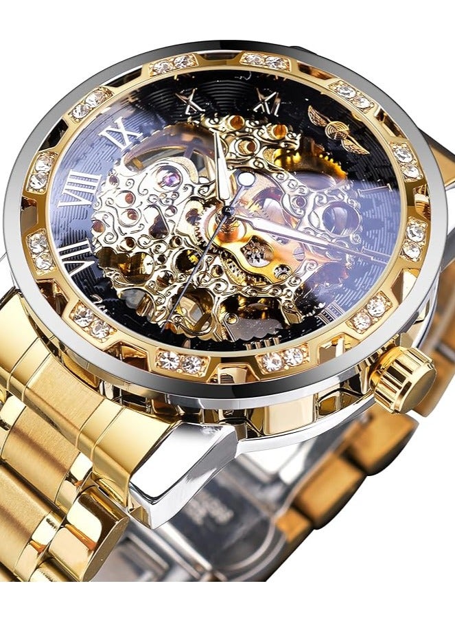 Winner Watches for Men Watch Stainless Steel Luxury Luminous Water Resistant Automatic Mechanical Wristwatch 8012 - Image 3