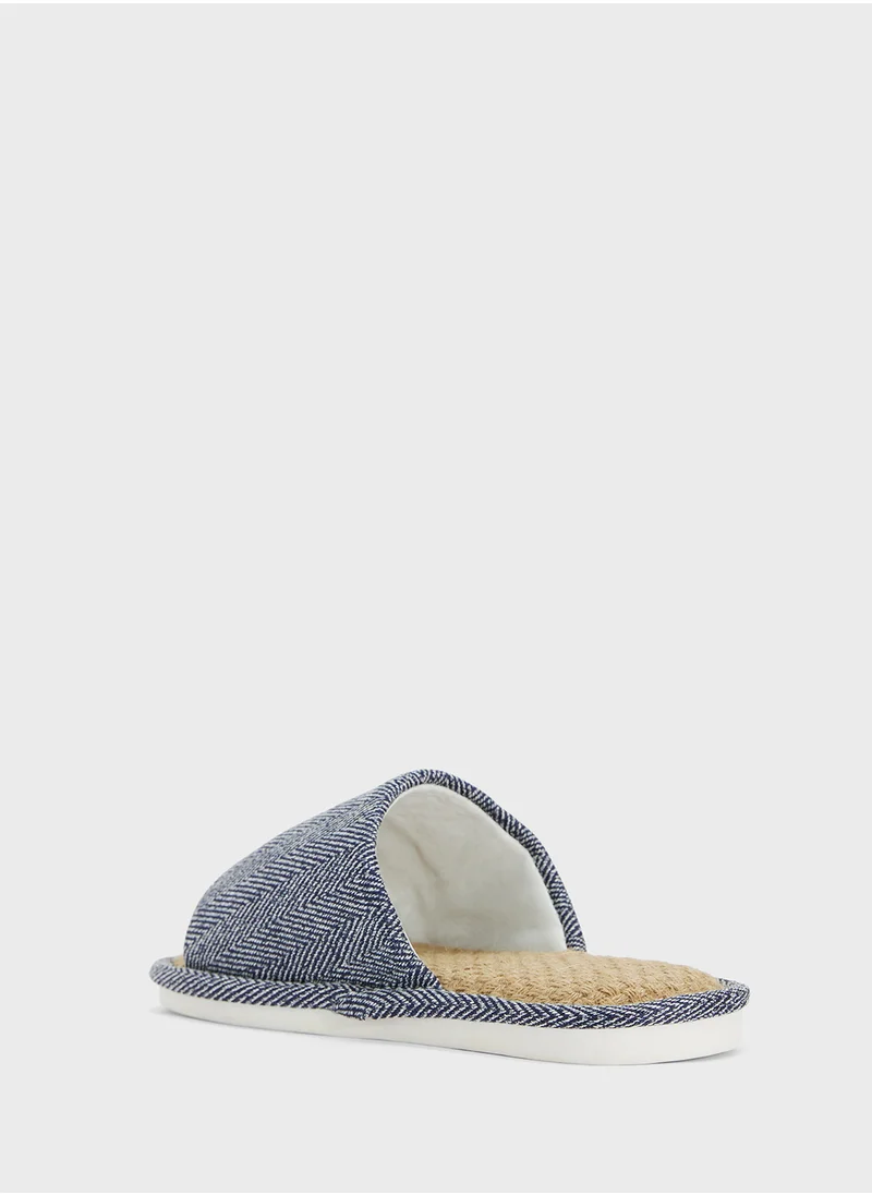 سفنتي فايف Open Toe Cozy Home Slippers