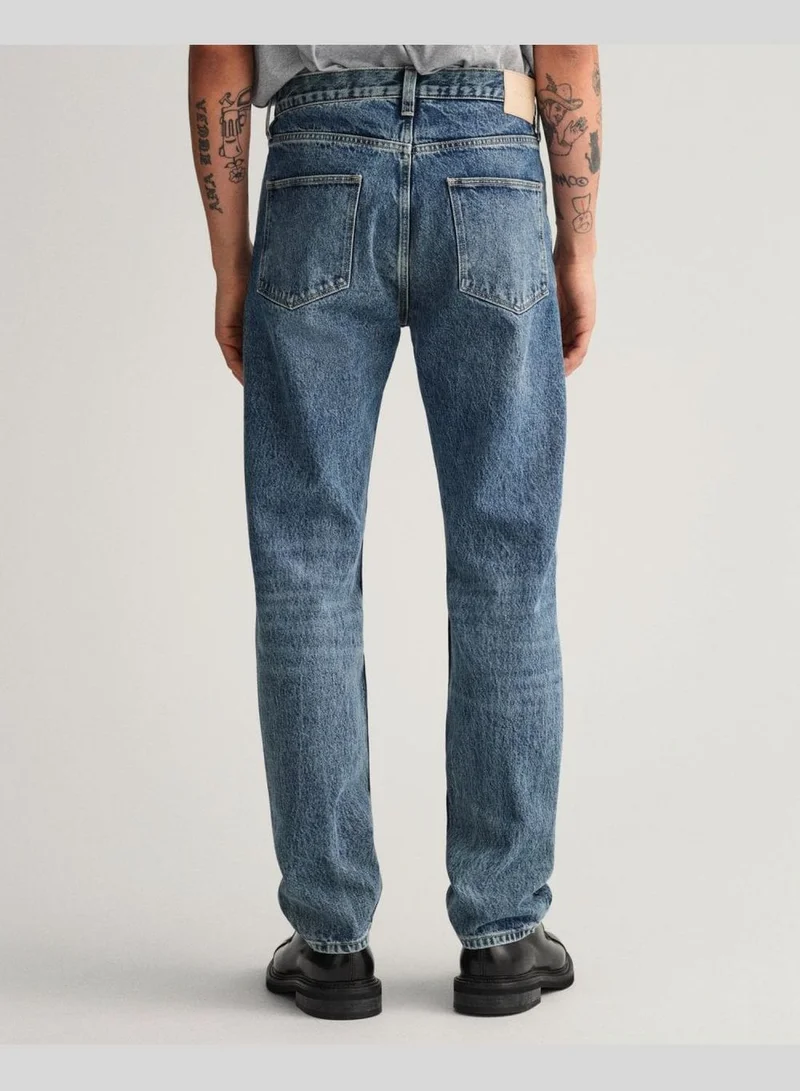 GANT GANT Hayes Slim Fit Vintage Wash Denim Jeans