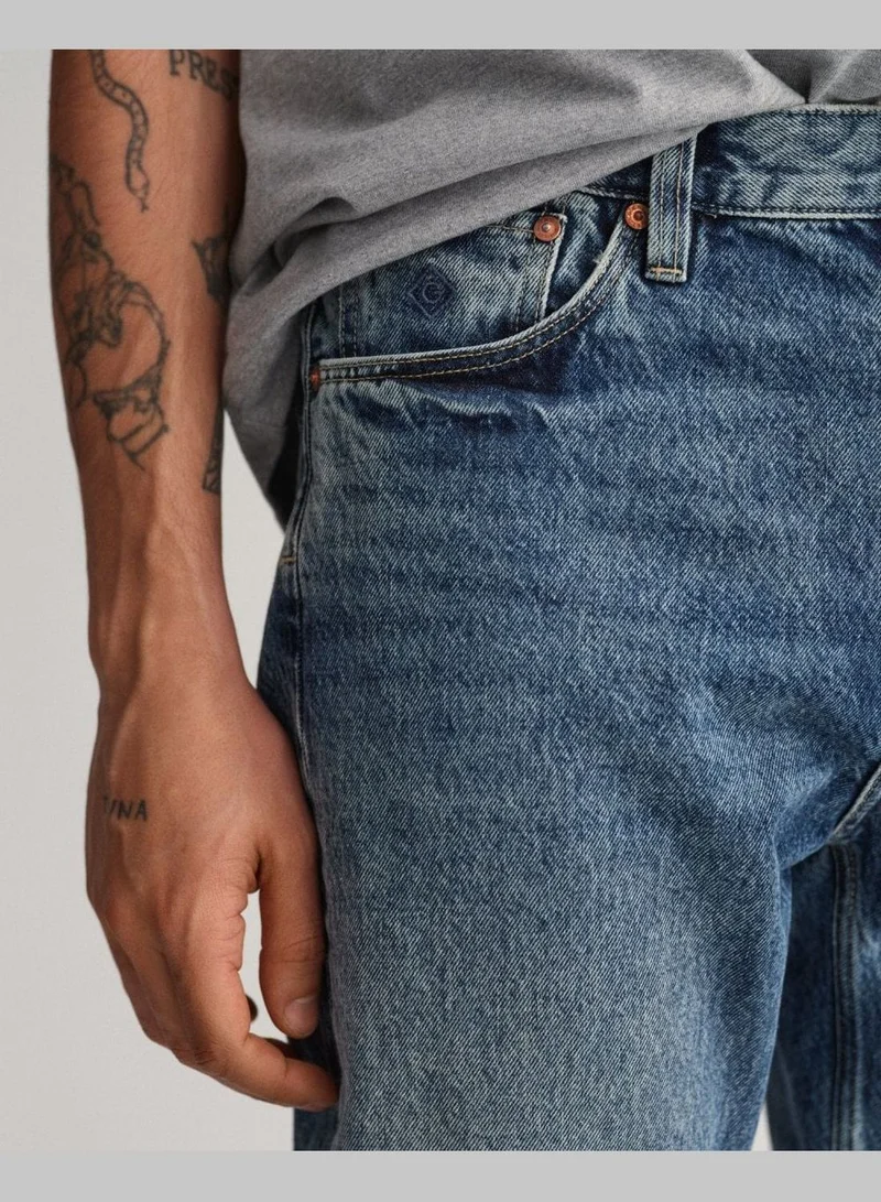 GANT GANT Hayes Slim Fit Vintage Wash Denim Jeans
