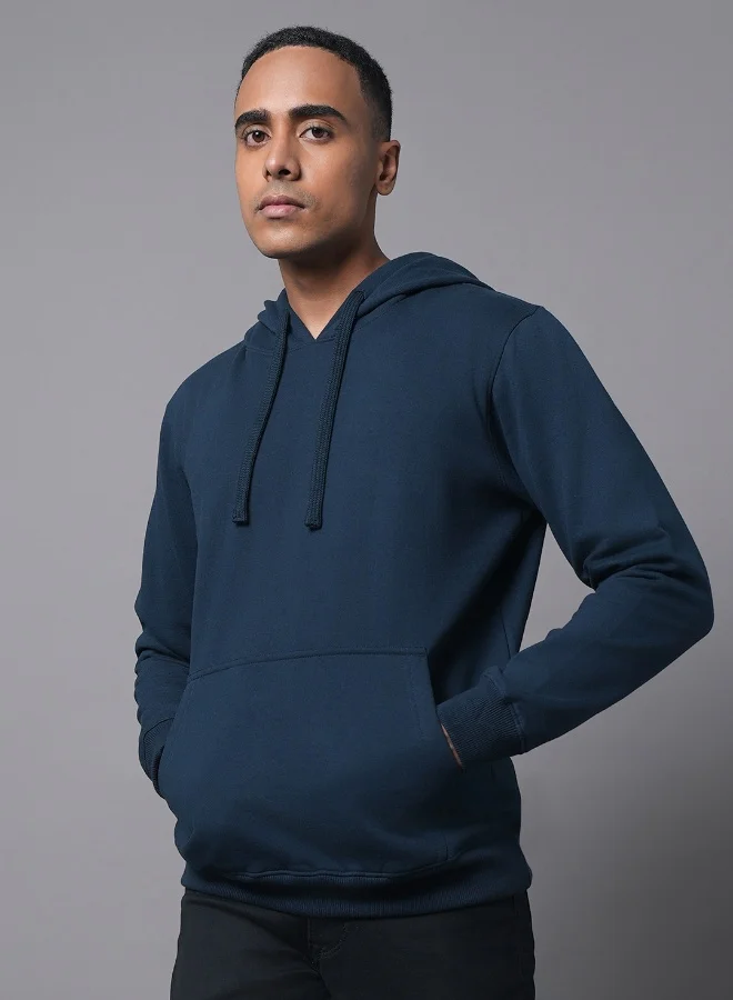Men Teal Sweatshirt