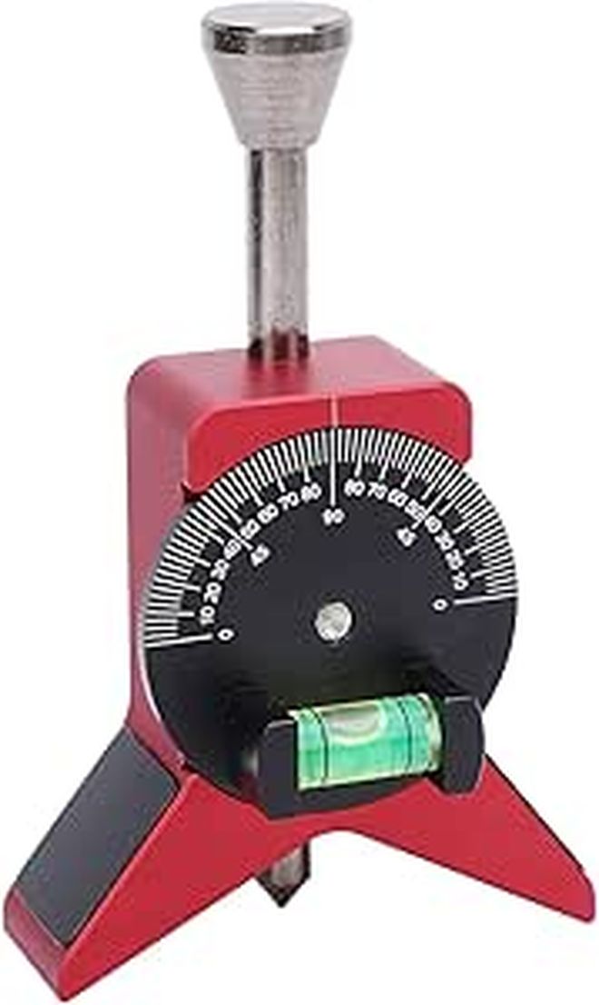 Rengue Magnetic Pipe Center Finder Stainless Steel Adjustable Dial Protractor Tool for Welding - Image 1