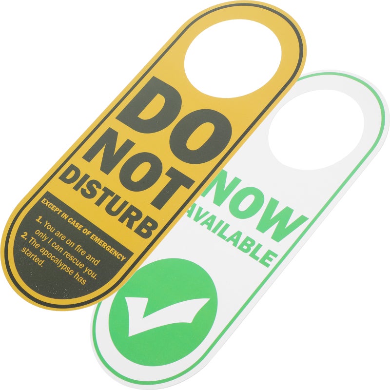 Do Not Disturb Sign Pendant Hotel Door Hanging Sign Now Available Hanging Sign Double Sided Sign - Image 1