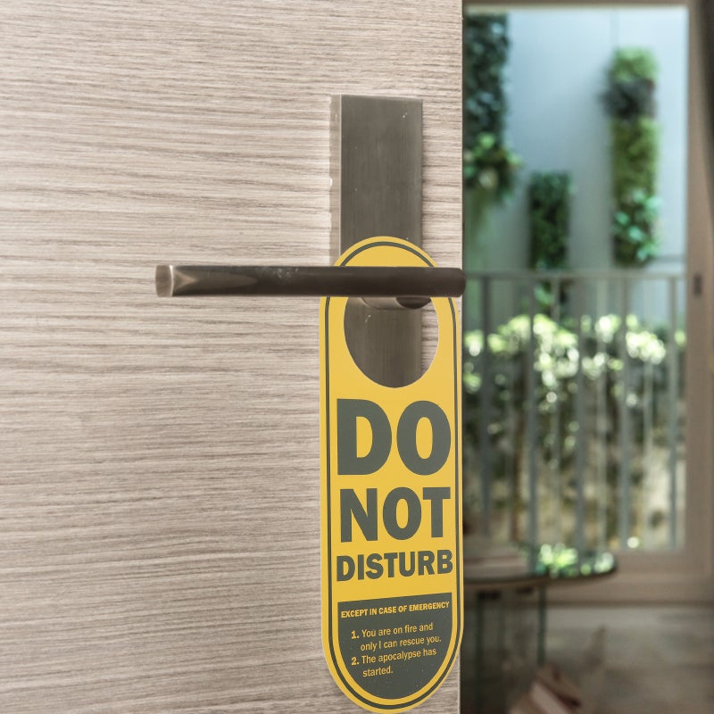 Do Not Disturb Sign Pendant Hotel Door Hanging Sign Now Available Hanging Sign Double Sided Sign - Image 4