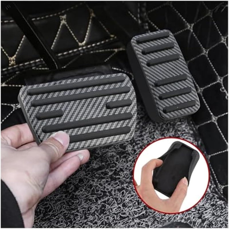 DEMULAX Carbon Fiber Car Pedal Cover for Accord 2018-2022 - Image 4